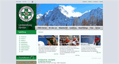 Desktop Screenshot of kaernten.bergrettung.at